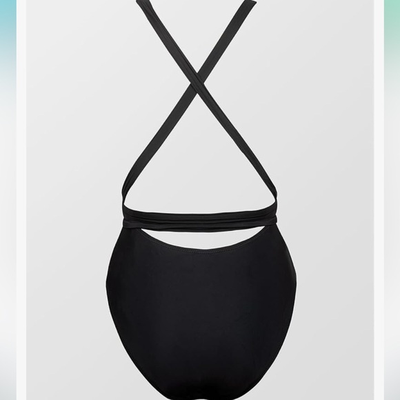 CUPSHE Women’s One Piece Swimsuit Sexy Deep V Neck Bathing Suit Crisscro… - Picture 2 of 4